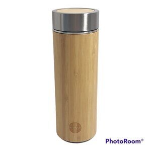 Ecologics Michael Infuser 16oz Tumbler Bamboo Travel Mug Stainless Steel Thermos